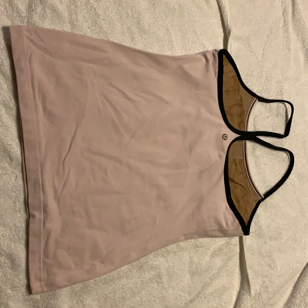 Lululemon pink blouse